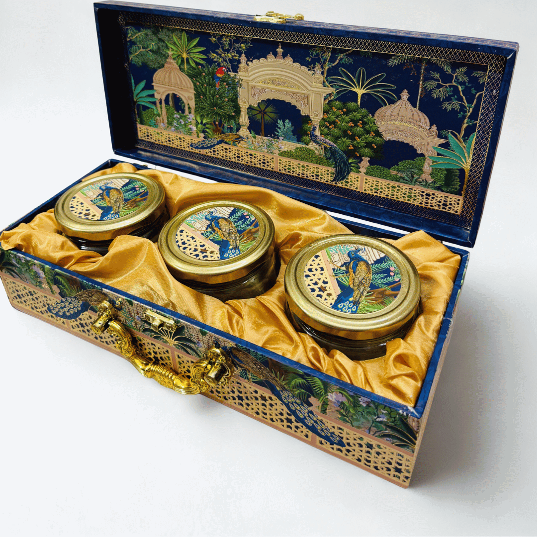 Royal Indulgence Gift Hamper – Premium 3 IN 1 Jar Edition