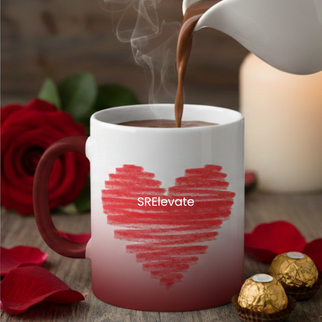 Red Heart-Magic Coffee Mug