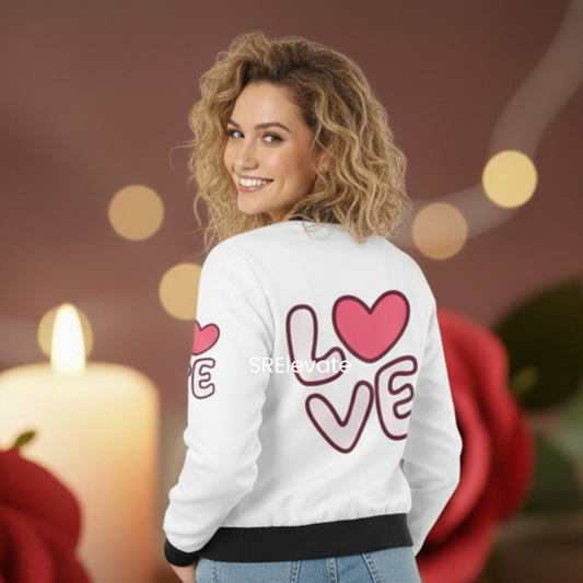 LOVE-Women's Valentine Special Bomber Jacket
