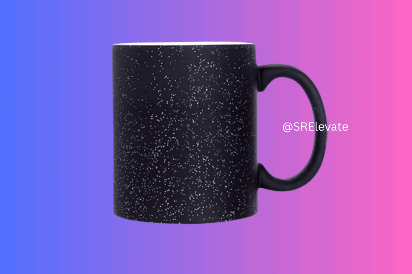 Glitter Rakhi Magic Mug – Black Magic Coffee Mug with Photo | Personalized Raksha Bandhan Gift | Custom Coffee Mugs for Brother & Sister