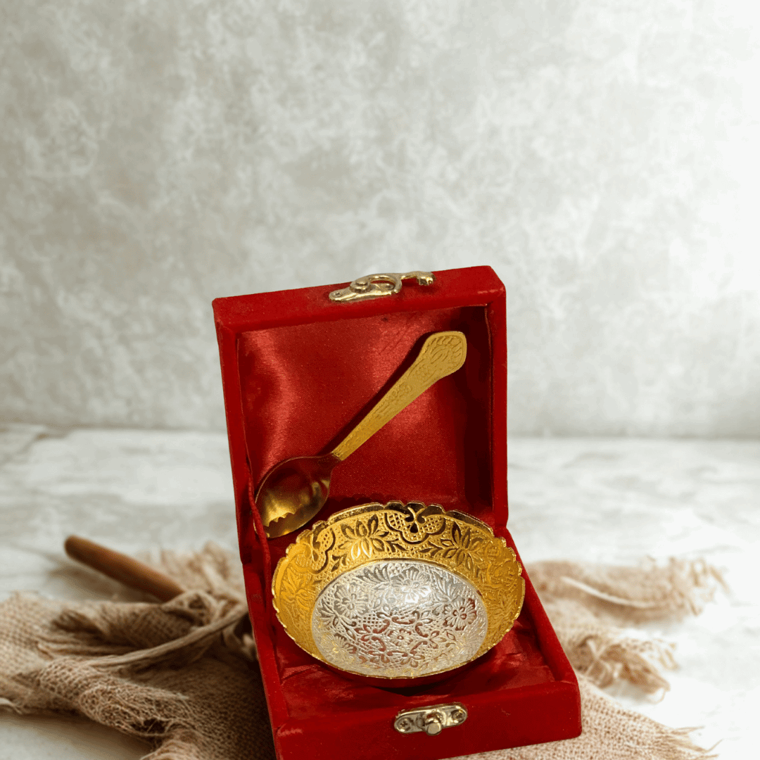 german silver pooja items