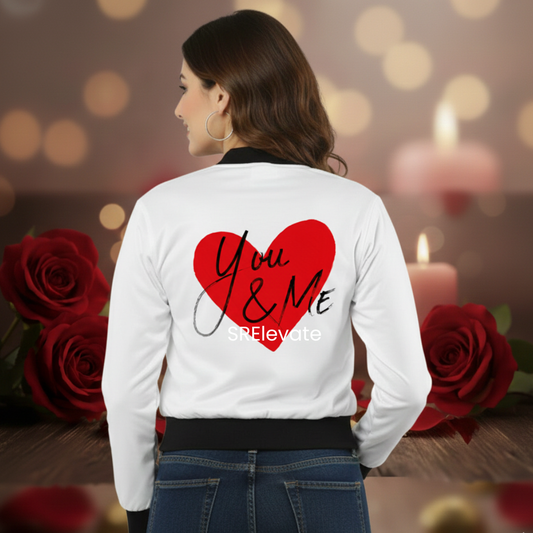 You & Me-Women's Bomber Jacket