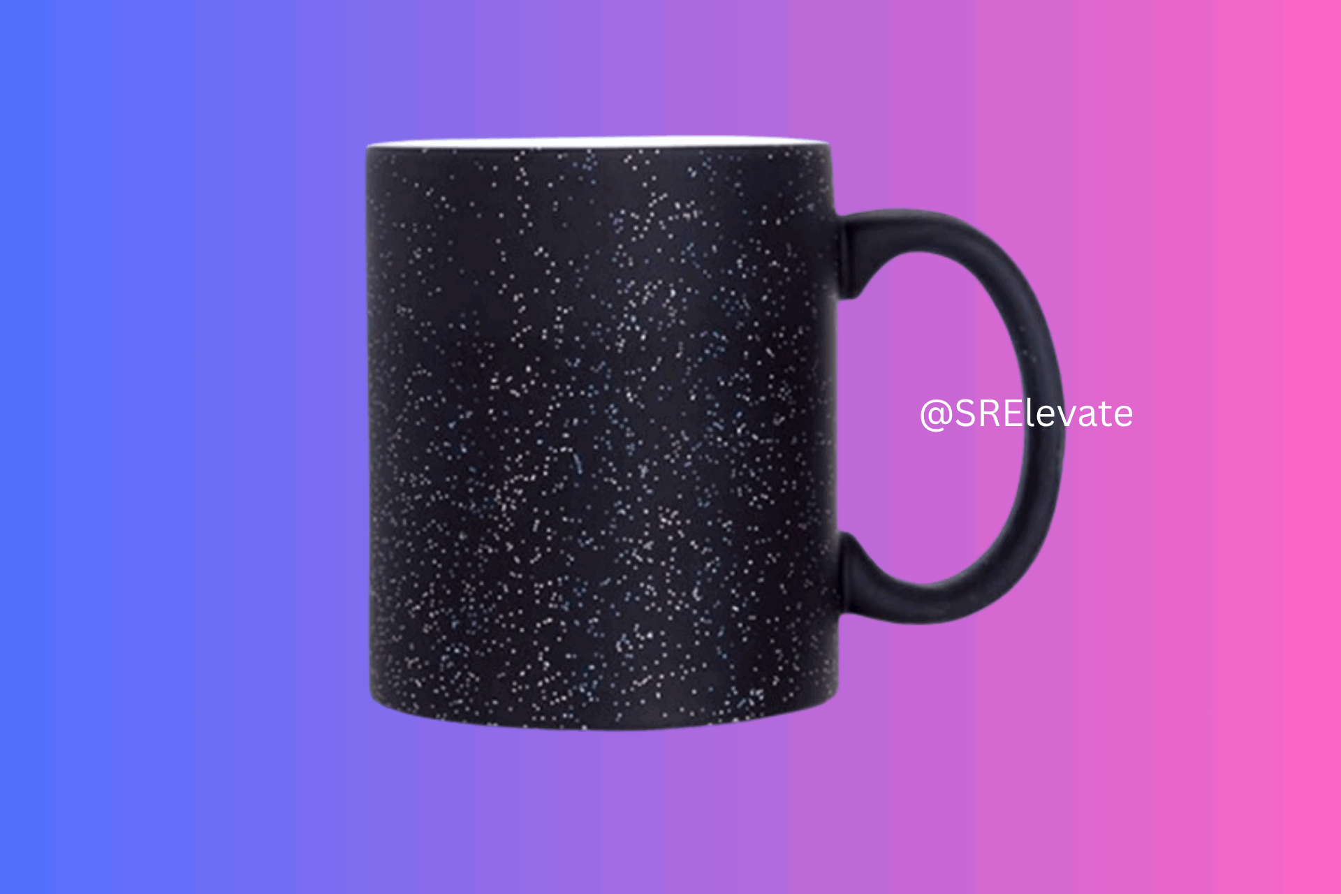 Glitter Rakhi Magic Mug – Black Magic Coffee Mug with Photo | Personalized Raksha Bandhan Gift | Custom Coffee Mugs for Brother & Sister