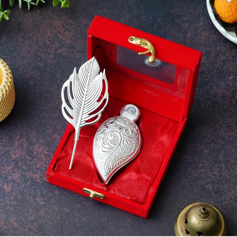 Premium German Silver Tilak Gift Box Set