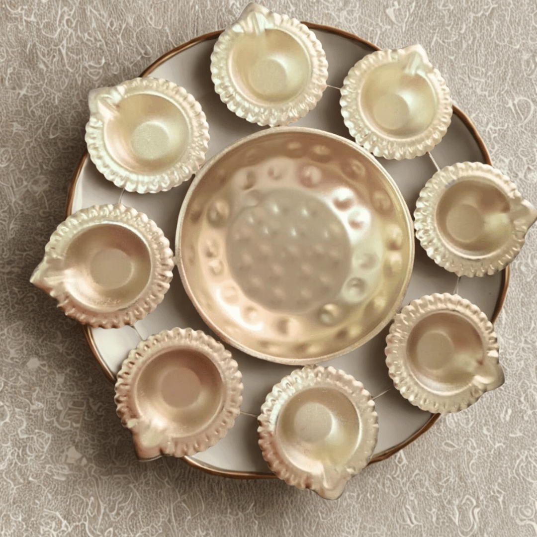 Powder Coated Iron Urli Bowl – 7, 10, 12 Inch Decorative Flower Urli, Floating Diya Urli  | GS125