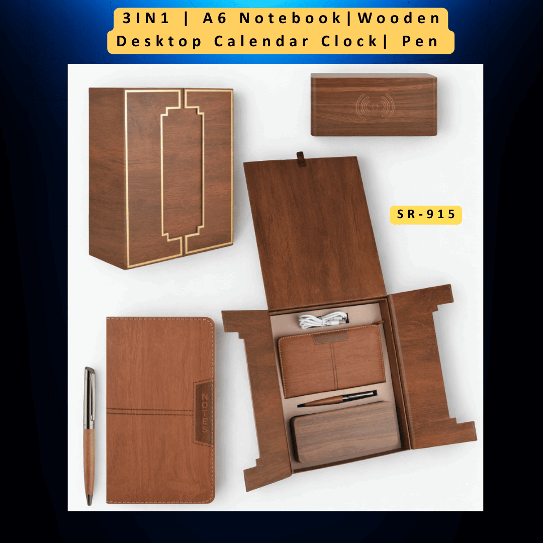 Wooden Calendar Clock