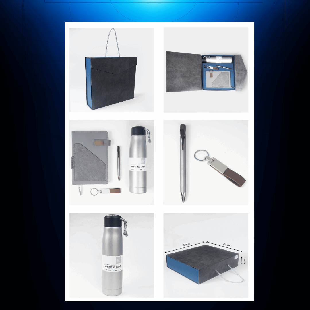 branded stainless steel flask