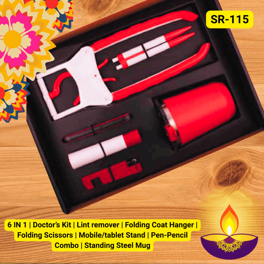 6 IN 1 | Premium Doctor’s Kit – Corporate Diwali Gift | Bulk Custom Corporate Gifts for Employees & Clients,corporate gifts manufacturers in delhi